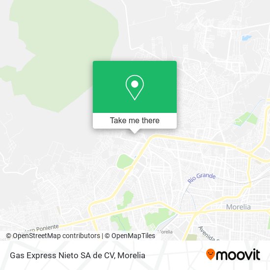 Mapa de Gas Express Nieto SA de CV