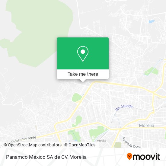 Panamco México SA de CV map