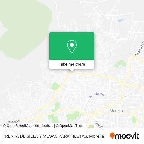RENTA DE SILLA Y MESAS PARA FIESTAS map