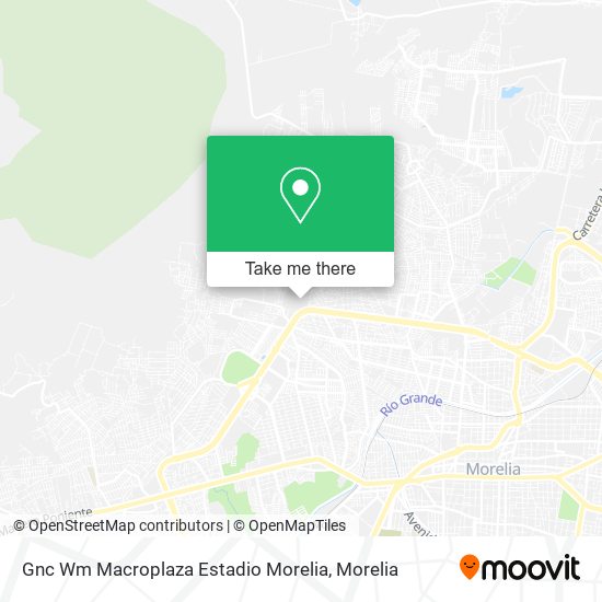 Gnc Wm Macroplaza Estadio Morelia map