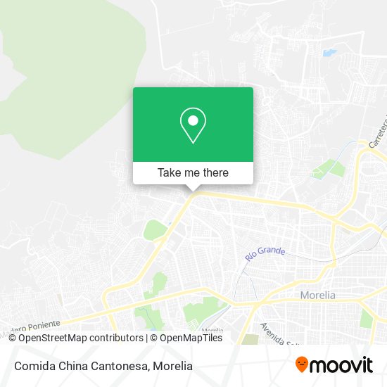Mapa de Comida China Cantonesa