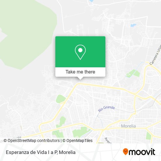 Esperanza de Vida I a P map