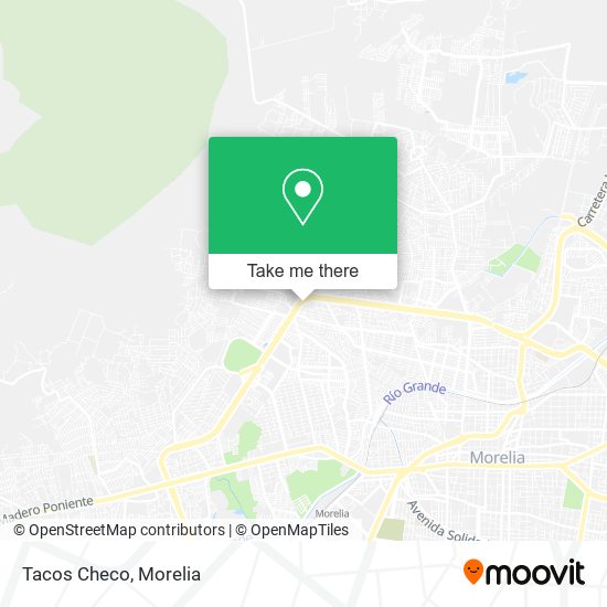 Tacos Checo map