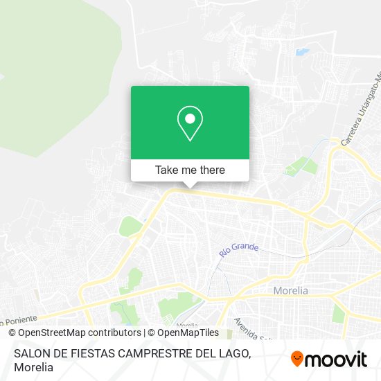 SALON DE FIESTAS CAMPRESTRE DEL LAGO map