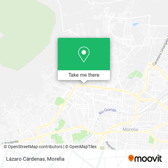 Lázaro Cárdenas map