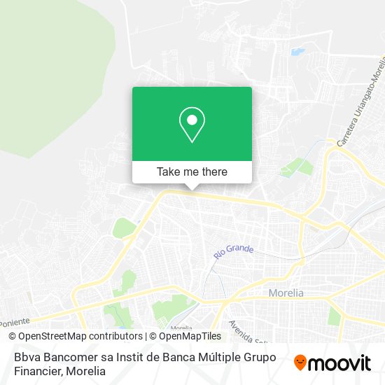 Bbva Bancomer sa Instit de Banca Múltiple Grupo Financier map