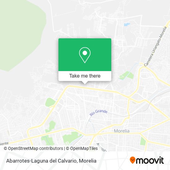 Abarrotes-Laguna del Calvario map