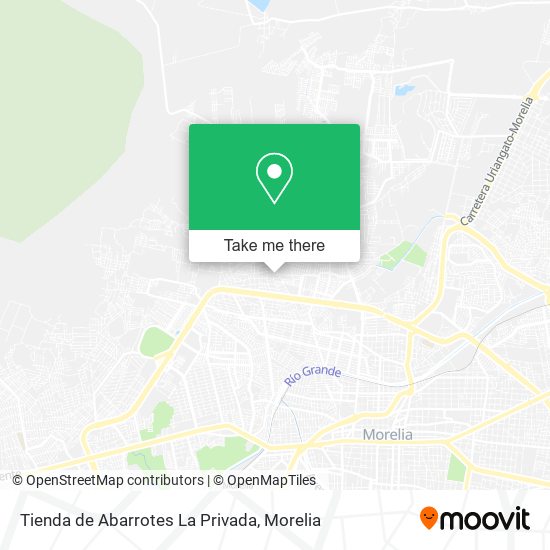 Tienda de Abarrotes La Privada map