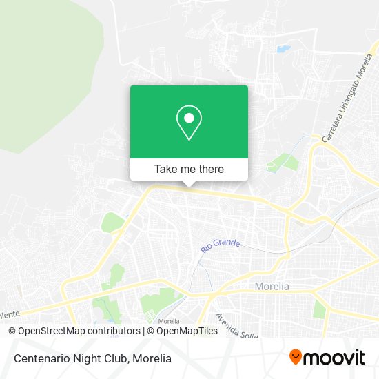 Centenario Night Club map