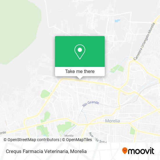 Mapa de Crequs Farmacia Veterinaria