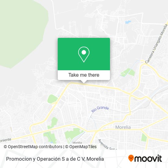 Promocion y Operación S a de C V map
