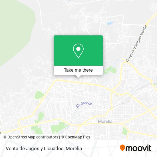 Venta de Jugos y Licuados map