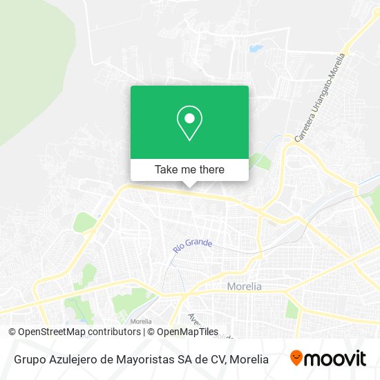 Grupo Azulejero de Mayoristas SA de CV map
