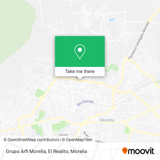Grupo Arfi Morelia, El Realito map