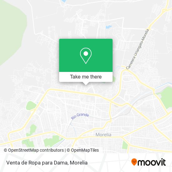 Mapa de Venta de Ropa para Dama