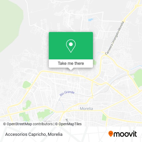 Mapa de Accesorios Capricho