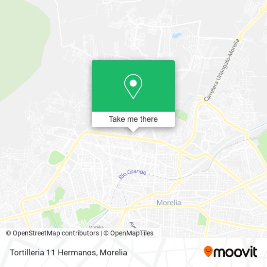 Tortilleria 11 Hermanos map