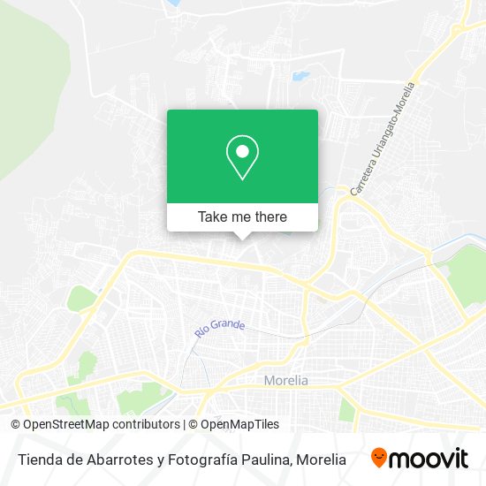 Mapa de Tienda de Abarrotes y Fotografía Paulina