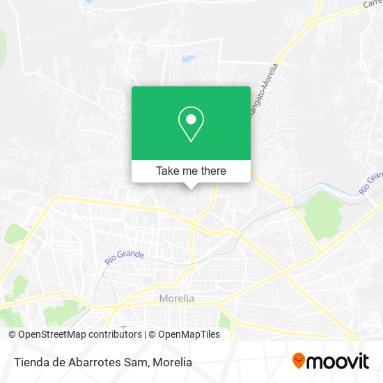 Mapa de Tienda de Abarrotes Sam