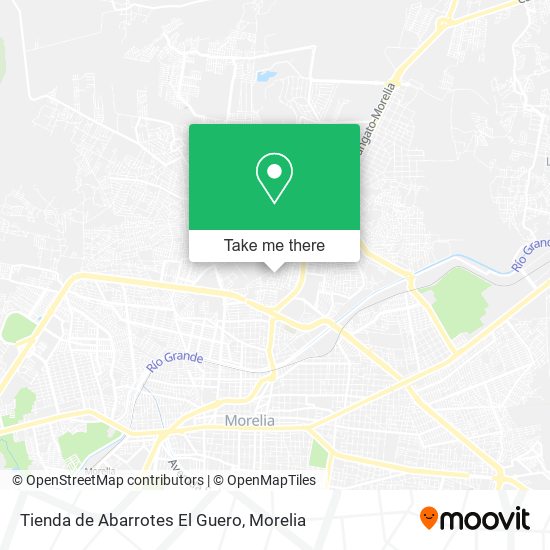 Mapa de Tienda de Abarrotes El Guero