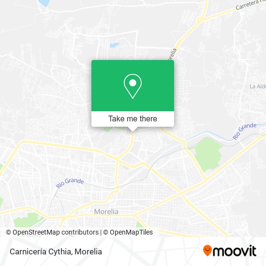 Carnicería Cythia map