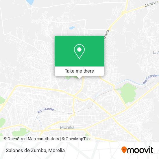 Salones de Zumba map