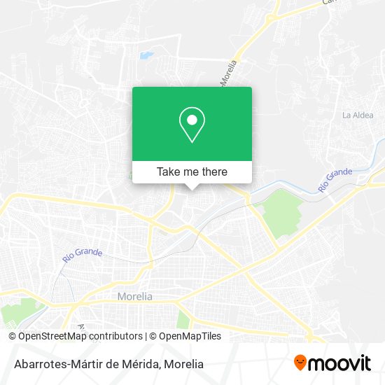 Abarrotes-Mártir de Mérida map