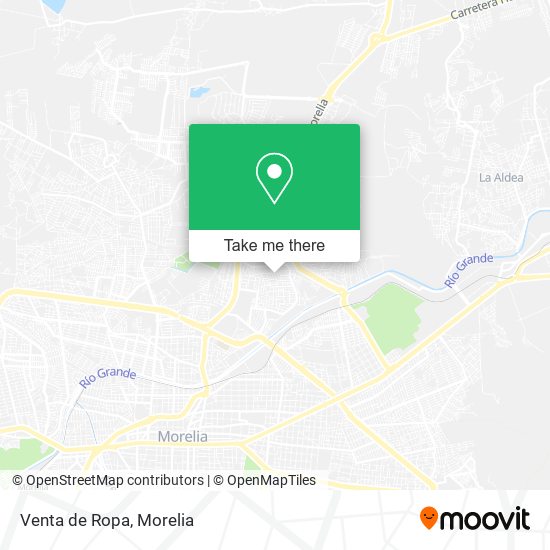 Venta de Ropa map