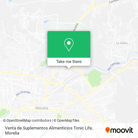 Venta de Suplementos Alimenticios Tonic Life map
