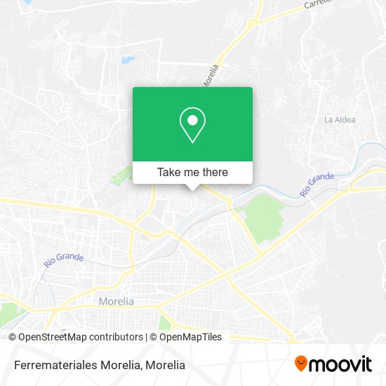 Ferremateriales Morelia map