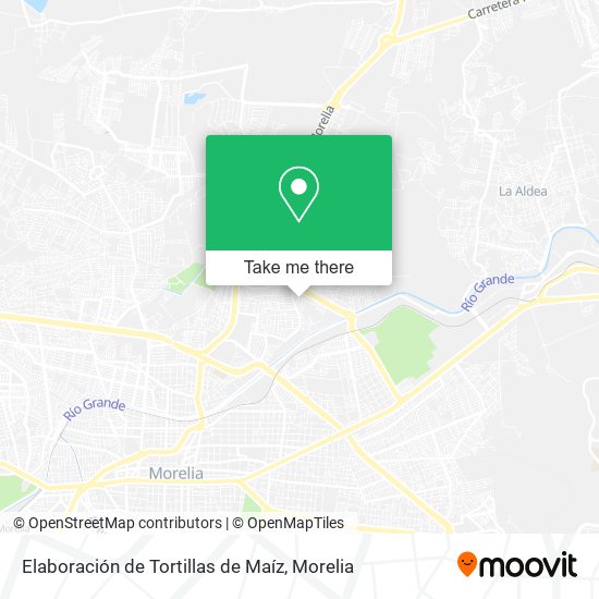 Mapa de Elaboración de Tortillas de Maíz