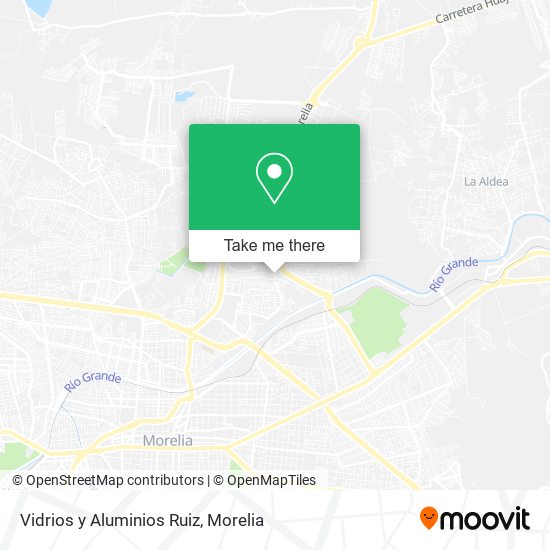 Vidrios y Aluminios Ruiz map