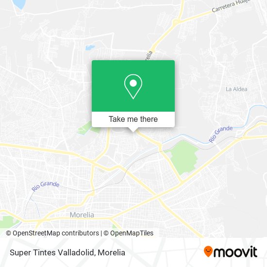 Mapa de Super Tintes Valladolid