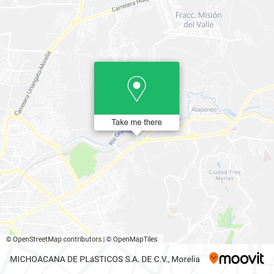 MICHOACANA DE PLáSTICOS S.A. DE C.V. map