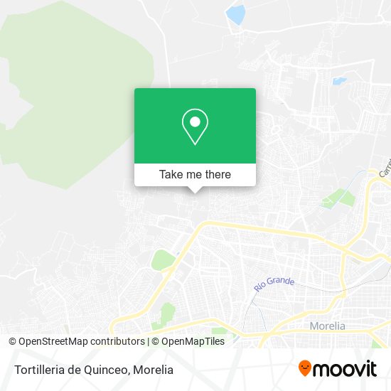 Tortilleria de Quinceo map