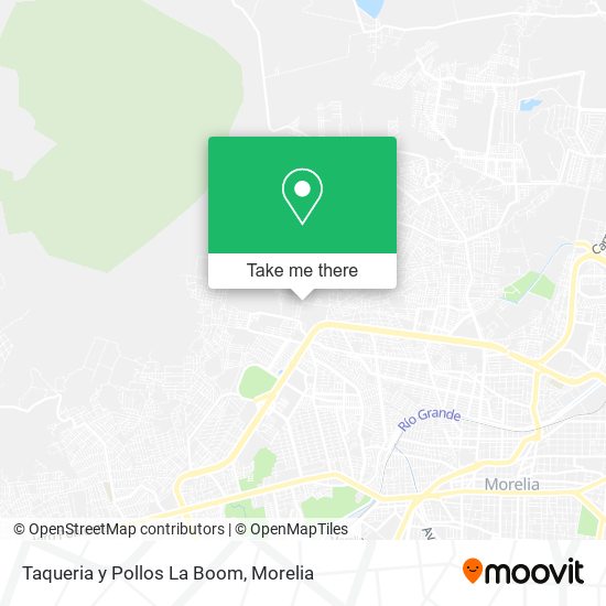 Mapa de Taqueria y Pollos La Boom