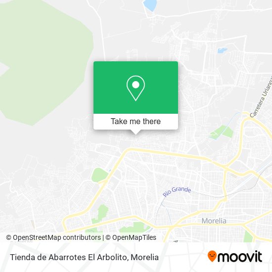Tienda de Abarrotes El Arbolito map