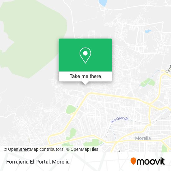 Forrajería El Portal map