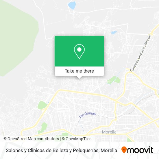 Salones y Clinicas de Belleza y Peluquerías map