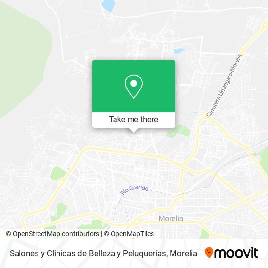 Salones y Clinicas de Belleza y Peluquerías map