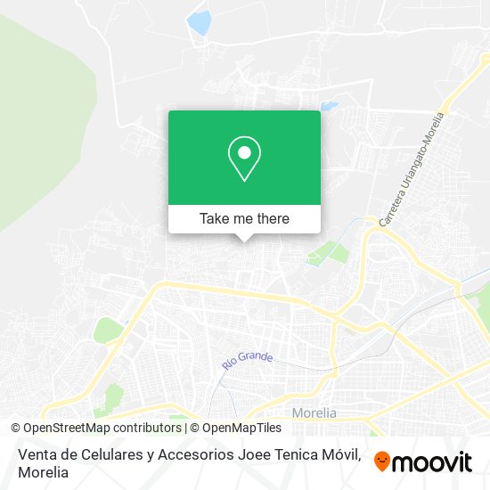 Venta de Celulares y Accesorios Joee Tenica Móvil map