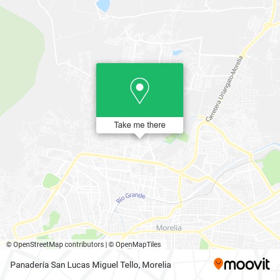 Mapa de Panadería San Lucas Miguel Tello
