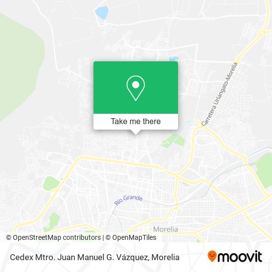 Cedex Mtro. Juan Manuel G. Vázquez map
