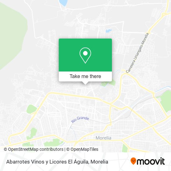 Abarrotes Vinos y Licores El Águila map