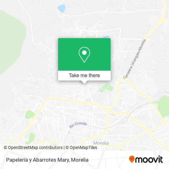 Mapa de Papelería y Abarrotes Mary
