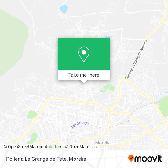 Pollería La Granga de Tete map