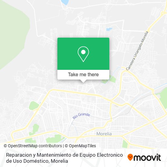 Reparacion y Mantenimiento de Equipo Electronico de Uso Doméstico map