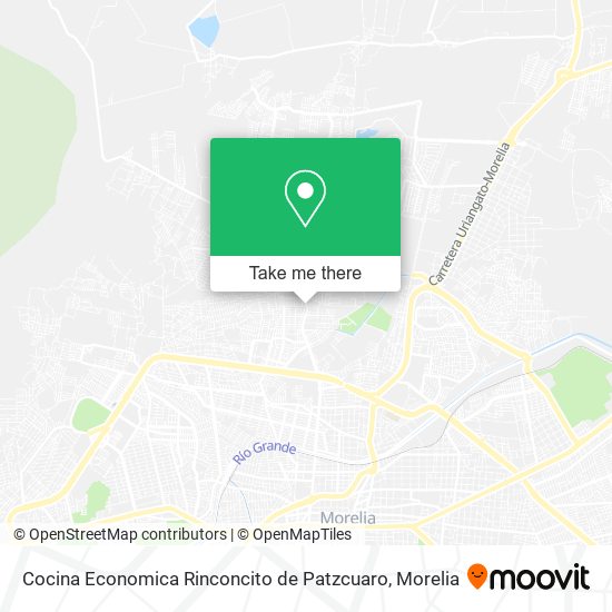 Mapa de Cocina Economica Rinconcito de Patzcuaro