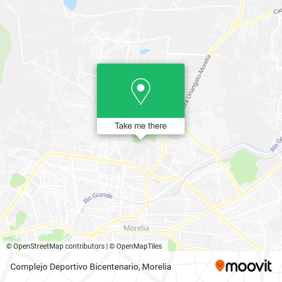 Mapa de Complejo Deportivo Bicentenario