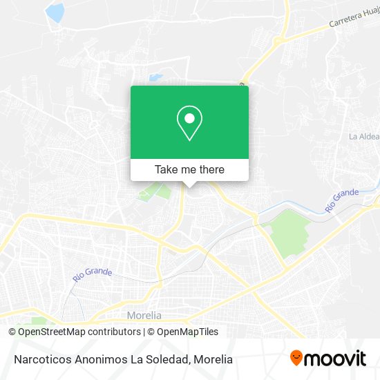 Narcoticos Anonimos La Soledad map